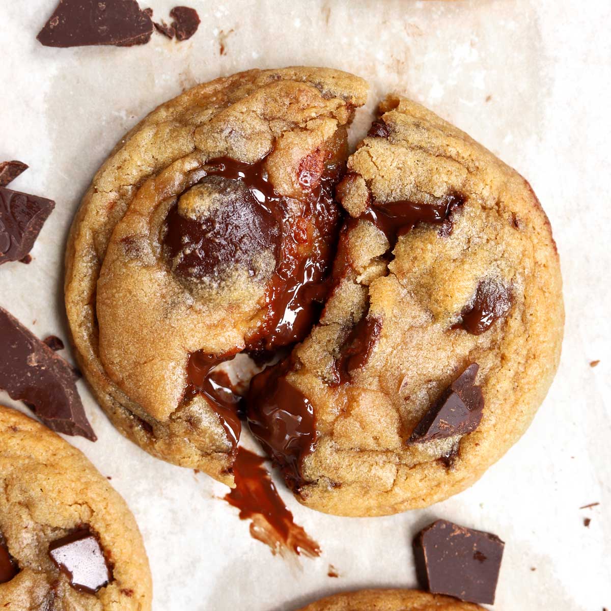 Secret to Chewy Chocolate Chip Cookies: Melted Butter & Yolk